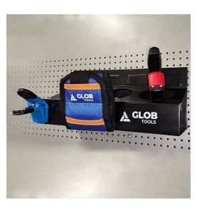 Stalowa półka z magnesami GLOB TOOLS na puszki sprayu