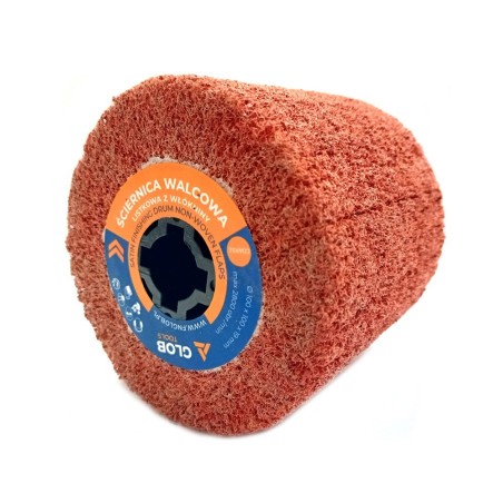 Ściernica listkowa walcowa Glob Tools 100x100x19mm z włókniny Satyniarka