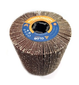 Ściernica walcowa listkowa Glob Tools z płótna 100x100x19mm Satyniarka
