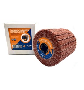 Ściernica walcowa listkowa GLOB TOOLS kombi 100x100x19mm Satyniarka