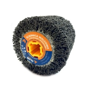 Ściernica walcowa z twardej włókniny spienionej GLOB TOOLS 100x100x19mm granulacja 40 Satyniarka