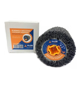 Ściernica walcowa z twardej włókniny spienionej GLOB TOOLS 100x100x19mm granulacja 40 Satyniarka