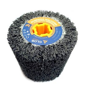 Ściernica walcowa z twardej włókniny spienionej GLOB TOOLS 100x100x19mm granulacja 40 Satyniarka