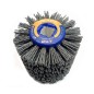 Szczotka do postarzania drewna Glob Tools z włókna ściernego 100x100x19mm Nylon