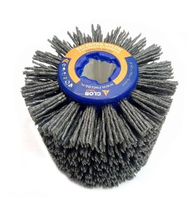 Szczotka do postarzania drewna Glob Tools z włókna ściernego 100x100x19mm Nylon