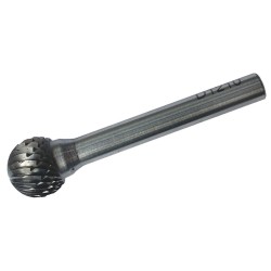 Frez węglikowy (pilnik obrotowy) trzpień 6mm. kulisty kształt D 12mm