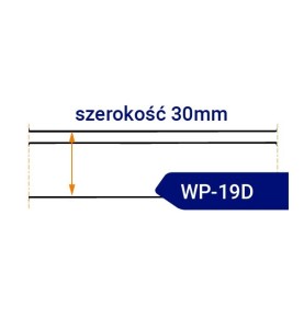 Nóż taśmowy jednostronnie ostrzony WP19D szerokość 30mm