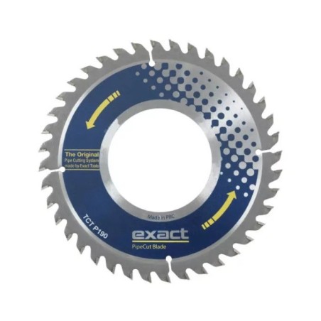 Piła widiowa TCT 190x62x2.5x1.8mm / 40z do cięcia tworzyw sztucznych do przecinarki Exact P1000