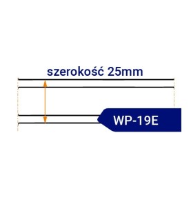 Nóż taśmowy dwustronnie ostrzony WP19E szerokość 25mm