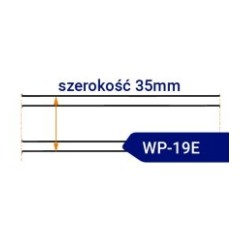 Nóż taśmowy dwustronnie ostrzony WP19E szerokość 35mm