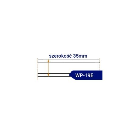 Nóż taśmowy dwustronnie ostrzony WP19E szerokość 35mm