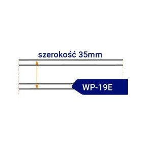Nóż taśmowy dwustronnie ostrzony WP19E szerokość 35mm