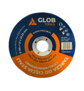 Tarcza tnąca do stali GLOB TOOLS 125x1,0x22,23mm