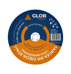 Tarcza tnąca do stali GLOB TOOLS 230x2,0x22,23mm