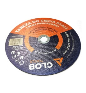 Tarcza tnąca do stali GLOB TOOLS 230x2,0x22,23mm