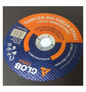 Tarcza tnąca do stali GLOB TOOLS 355x3,0x25,4mm