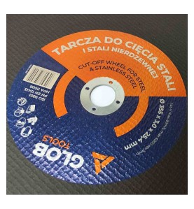 Tarcza tnąca do stali GLOB TOOLS 355x3,0x25,4mm