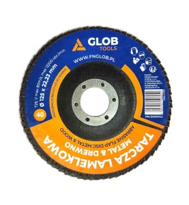 Tarcza listkowa lamelkowa GLOB TOOLS T29 ∅ 125mm / 72 listki standard