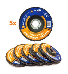 Tarcza listkowa lamelkowa GLOB TOOLS T29 ∅ 125mm / 72 listki standard