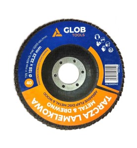 Tarcza listkowa lamelkowa GLOB TOOLS T29 ∅ 125mm / 72 listki standard