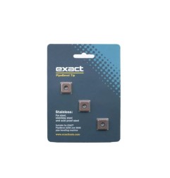 Płytki skrawające do Exact PipeBevel 220E/360E System (komplet 3 szt.) do stali nierdzewnej