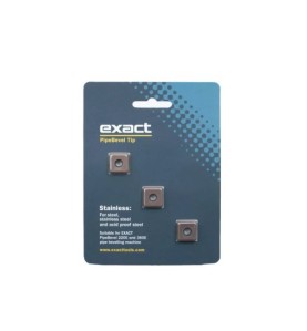 Płytki skrawające do Exact PipeBevel 220E/360E System (komplet 3 szt.) do stali nierdzewnej