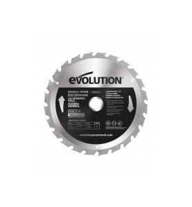 Wielozadaniowa piła ukośna z prowadnicami EVOLUTION R185SMS PLUS + dodatkowa tarcza do drewna