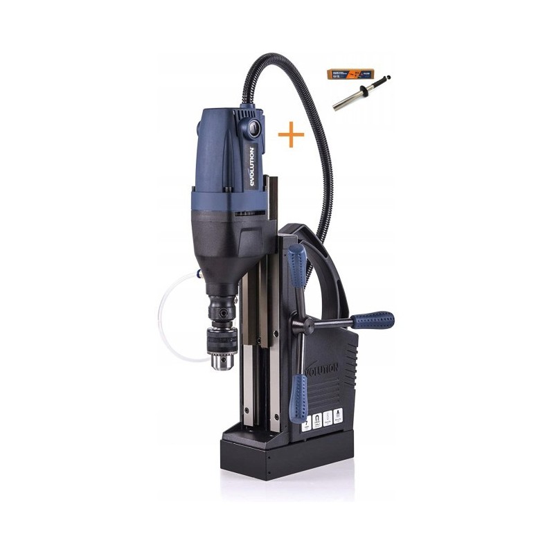 Wiertarka ze stopą magnetyczną Evolution S28 MAG Heavy Duty + zbieracz wiórów Glob Tools 390mm