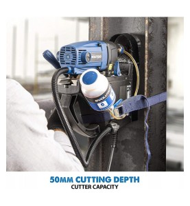 Wiertarka ze stopą magnetyczną Evolution S28 MAG Heavy Duty + zbieracz wiórów Glob Tools 390mm