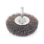 Szczotka druciana fi 65mm z drutu stalowego trzpień fi 6mm Szczotka druciana fi 65mm z drutu stalowego trzpień fi 6mm
