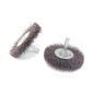 Szczotka druciana fi 65mm z drutu stalowego trzpień fi 6mm Szczotka druciana fi 65mm z drutu stalowego trzpień fi 6mm