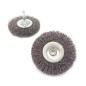 Szczotka druciana fi 65mm z drutu stalowego trzpień fi 6mm Szczotka druciana fi 65mm z drutu stalowego trzpień fi 6mm