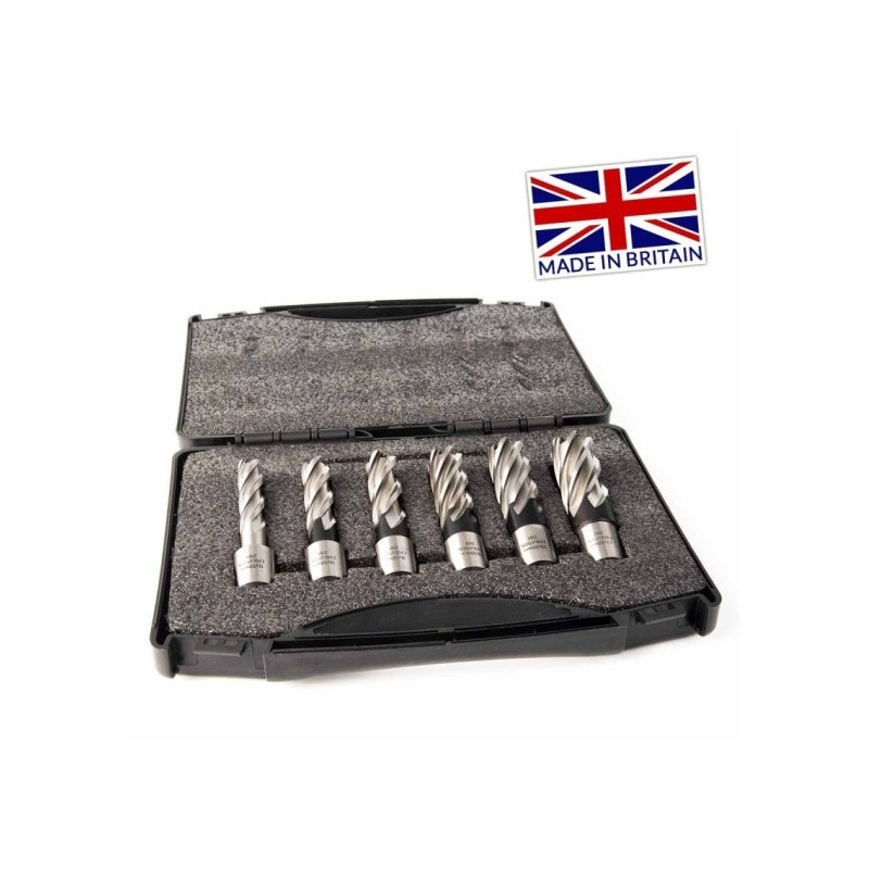 Wiertła trepanacyjne GLOB PREMIUM (Evolution) zestaw 6 sztuk (długie)