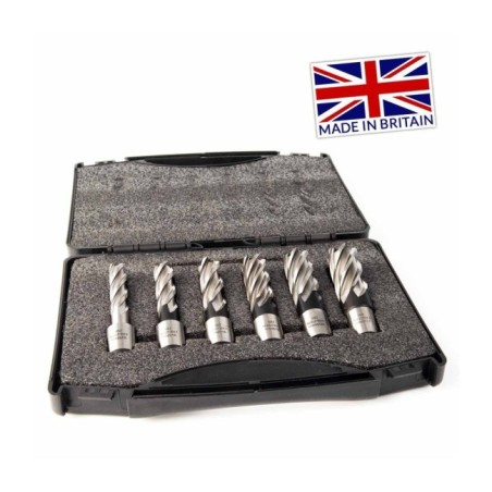 Wiertła trepanacyjne GLOB PREMIUM (Evolution) zestaw 6 sztuk (długie)