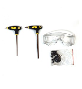 Akumulatorowa przecinarka do prętów zbrojeniowych GLOB TOOLS DC1030 z zestawem adapterów (Bosch, DeWalt, Millwaukee, Makita)