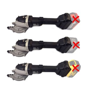 Akumulatorowa przecinarka do prętów zbrojeniowych GLOB TOOLS DC1030 z zestawem adapterów (Bosch, DeWalt, Millwaukee, Makita)