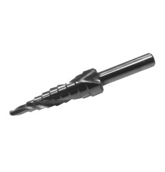 Wiertło stopniowe 4-12. rowek spiralny. skok 1 mm