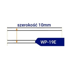 Nóż taśmowy dwustronnie ostrzony WP19E szerokość 10mm