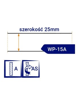 Nóż taśmowy nieostrzony WP15A szerokość 25mm
