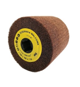 Ściernica walcowa listkowa  z włókniny 100x100x19mm Satyniarka