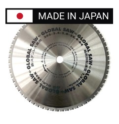 Piła tarczowa do cięcia stali GLOBAL SAW 355 x 2,4/2,0 x 25,4mm / 64z CERMET JAPAN