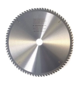 Piła tarczowa do cięcia aluminium GLOBAL SAW 255 x 2,4/1,9 x 25,4mm / 80z CERMET JAPAN