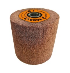Ściernica walcowa listkowa z włókniny FINE 100x100x19mm do zestawów ALU Satyniarka