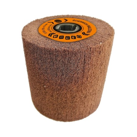 Ściernica walcowa listkowa z włókniny FINE 100x100x19mm do zestawów ALU Satyniarka