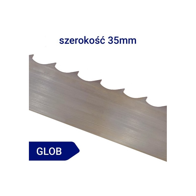 Piła taśmowa trakowa do drewna GLOB szerokość 35mm, podziałka 22,25mm