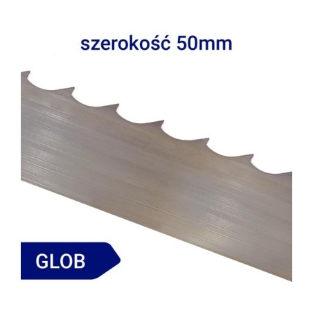 Piła taśmowa trakowa do drewna GLOB 50x1,1mm, podziałka 22,25mm