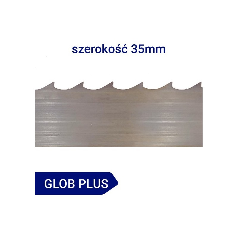 Piła taśmowa trakowa do drewna GLOB PLUS szerokość 35mm, podziałka 22,25mm