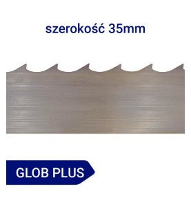 Piła taśmowa trakowa do drewna GLOB PLUS szerokość 35mm, podziałka 22,25mm