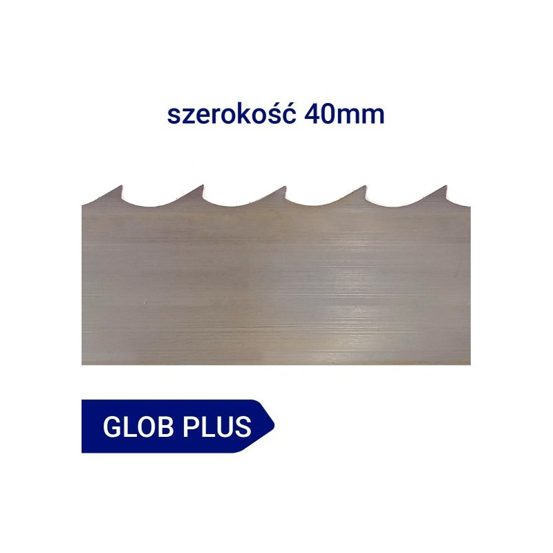 Piła taśmowa trakowa do drewna GLOB PLUS szerokość 40mm, podziałka 22,25mm