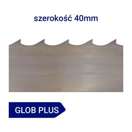 Piła taśmowa trakowa do drewna GLOB PLUS szerokość 40mm, podziałka 22,25mm